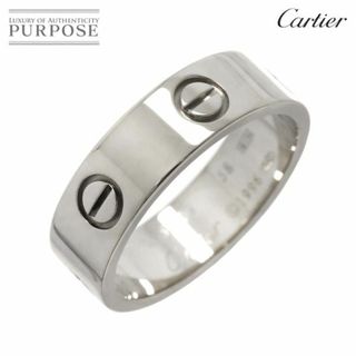 カルティエ(Cartier)のカルティエ Cartier ラブ #58 リング K18 WG ホワイトゴールド 750 指輪 VLP 90225342(リング(指輪))