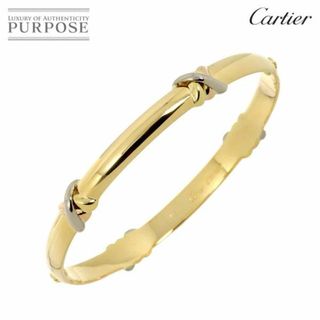 カルティエ(Cartier)のカルティエ Cartier スレッド ブレスレット #17 K18 YG WG PG 750 スリーゴールド スリーカラー【証明書】 VLP 90227554(ブレスレット/バングル)