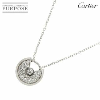 Cartier - カルティエ Cartier アミュレット ダイヤ ネックレス 41cm XS K18 WG ホワイトゴールド 750【証明書】VLP 90227529