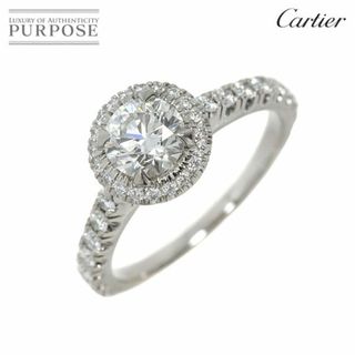 カルティエ(Cartier)のカルティエ Cartier デスティネ ダイヤ 0.68ct H/VVS1/EX 10号 リング Pt プラチナ 指輪 VLP 90227556(リング(指輪))