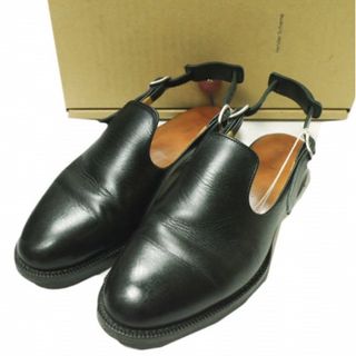 エンダースキーマ(Hender Scheme)のHender Scheme エンダースキーマ 23AW 日本製 CHAMELEON STRAP カメレオンストラップ ro-s-cha 4(25.5-26cm) BLACK レザー サンダル スリッポン シューズ【中古】【Hender Scheme】(サンダル)