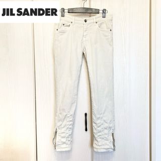 ジルサンダー(Jil Sander)の【美品】 JIL SANDER オフグレー デニム パンツ(デニム/ジーンズ)