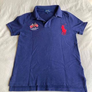 ポロラルフローレン(POLO RALPH LAUREN)のレアアイテム‼️130cm  ラルフローレン　バックプリントポロシャツ(Tシャツ/カットソー)