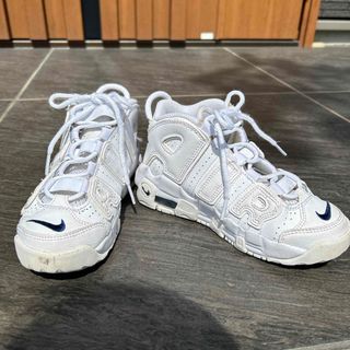 ナイキ(NIKE)のNikeエアモアアップテンポキッズ19センチ(スニーカー)