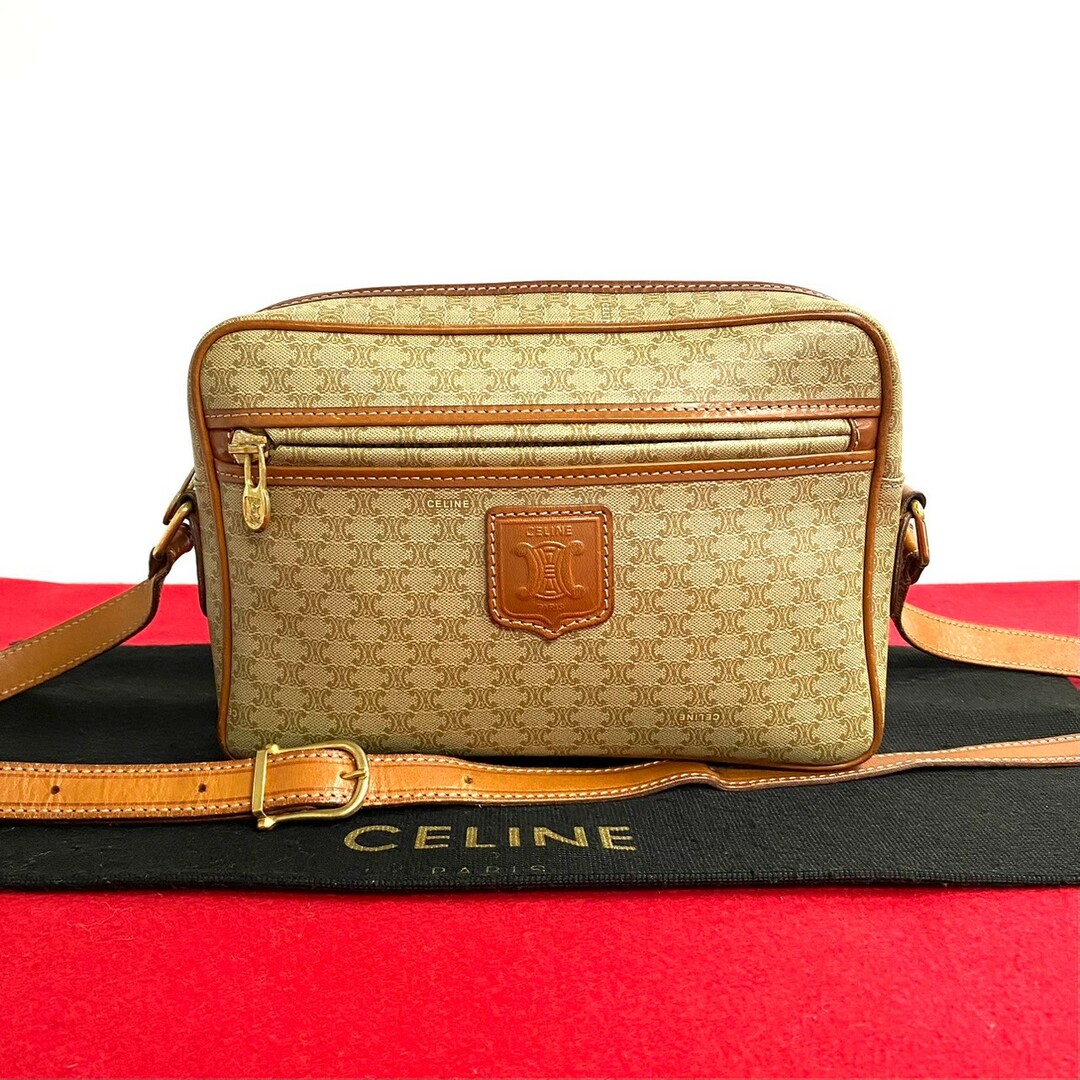 celine - 極 美品 CELINE セリーヌ ヴィンテージ マカダム ブラゾン celine - 極 美品 CELINE セリーヌ ヴィンテージ マカダム ブラゾン