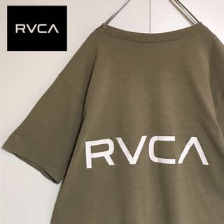 RVCA - 【くすみカラー】ルーカ　バックプリントロゴ入りTシャツ　Ｍ F964