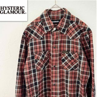 ヒステリックグラマー(HYSTERIC GLAMOUR)のhysteric glamourヒステリックグラマー　ネルシャツ　長袖　90s(Tシャツ/カットソー(七分/長袖))