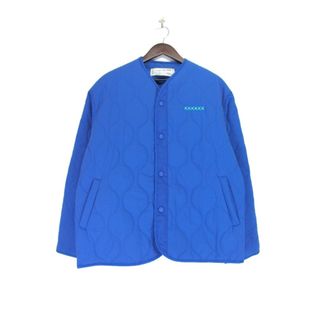 ケーケーケーケーケーケー KKKKKK ■ 【 LINER JACKET 】 スパンコール メッセージ ロゴ キルティング ライナー ジャケット　s2874(ブルゾン)