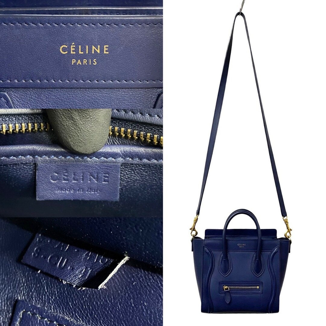 celine - 極 美品 希少品 CELINE セリーヌ ラゲージ ナノ レザー 本革 celine - 極 美品 希少品 CELINE セリーヌ ラゲージ ナノ レザー 本革