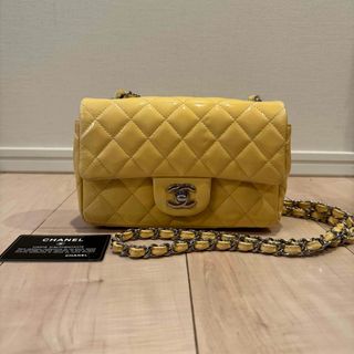 シャネル(CHANEL)のCHANEL シャネル　ミニマトラッセ　ショルダーバッグ　パステルイエロー(ショルダーバッグ)