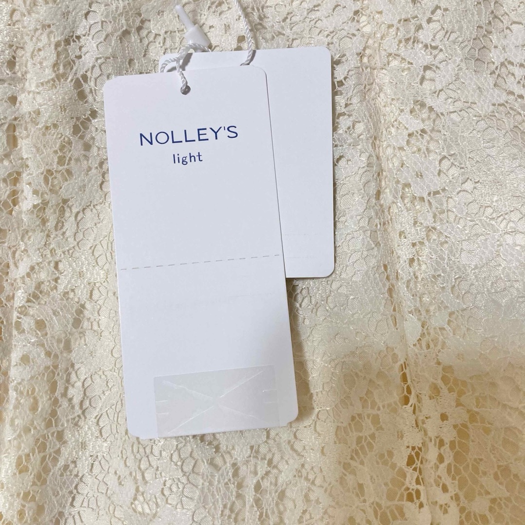 NOLLEY'S(ノーリーズ)の【新品タグ付】 ノーリーズ レースフレアスカート ロングスカート イエナ レディースのスカート(ロングスカート)の商品写真