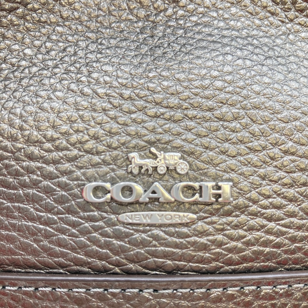 COACH(コーチ)の◎◎COACH コーチ 2WAYショルダーバッグ ハンドバッグ 巾着式 バケツ型 CE589 メタリックガンメタル レディースのバッグ(その他)の商品写真