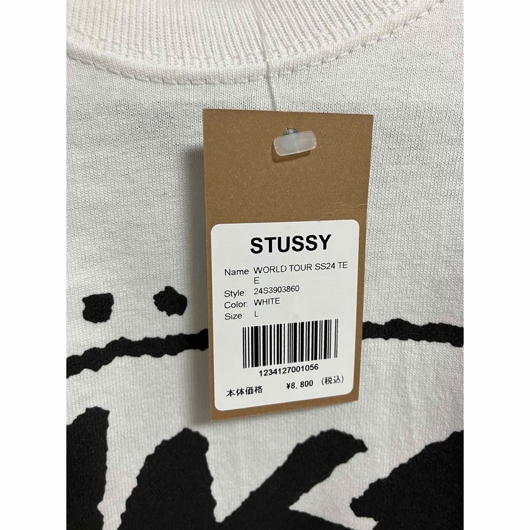 STUSSY(ステューシー)のStussy World Tour SS24 Tee "White" メンズのトップス(Tシャツ/カットソー(半袖/袖なし))の商品写真