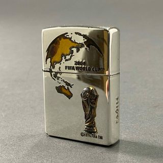 2d12 ZIPPO ジッポ USA製 2006 FIFA WORLD CUP ライター 2005年9月製 サッカー W杯 ワールドカップ GERMANY ドイツ 記念品 シルバー