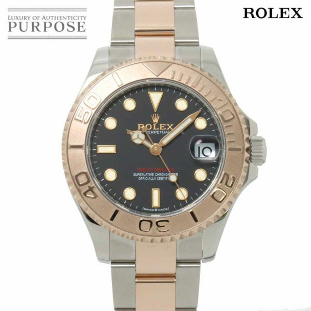 ROLEX(ロレックス)のロレックス ROLEX ヨットマスター コンビ 268621 ランダム番 ルーレット デイト ボーイズ 腕時計 K18PG 自動巻き Yacht Master VLP 90230745 メンズの時計(腕時計(アナログ))の商品写真