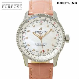 BREITLING - ブライトリング BREITLING ナビタイマー オートマチック 35 A17395 ボーイズ 腕時計 12P ダイヤ 自動巻き Super Ocean VLP 90230771