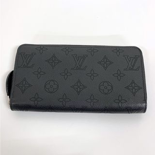 ルイヴィトン(LOUIS VUITTON)の【LOUIS VUITTON】ルイヴィトン ジッピーウォレット マヒナ ブラック M61867 RFID/br3730tm(財布)