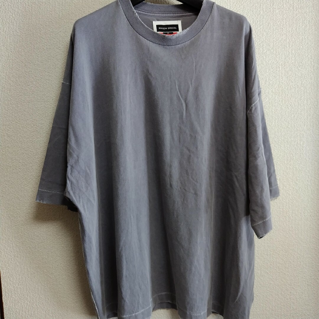 MAISON SPECIAL(メゾンスペシャル)のMAISONSPECIAL　メゾンスペシャル　ダメージ　オーバーサイズ　Tシャツ メンズのトップス(Tシャツ/カットソー(半袖/袖なし))の商品写真