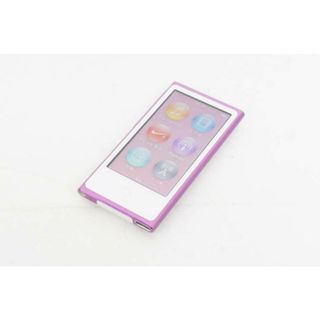 【中古】Appleアップル 第7世代 iPod nano 16GB パープル MD479J(ポータブルプレーヤー)