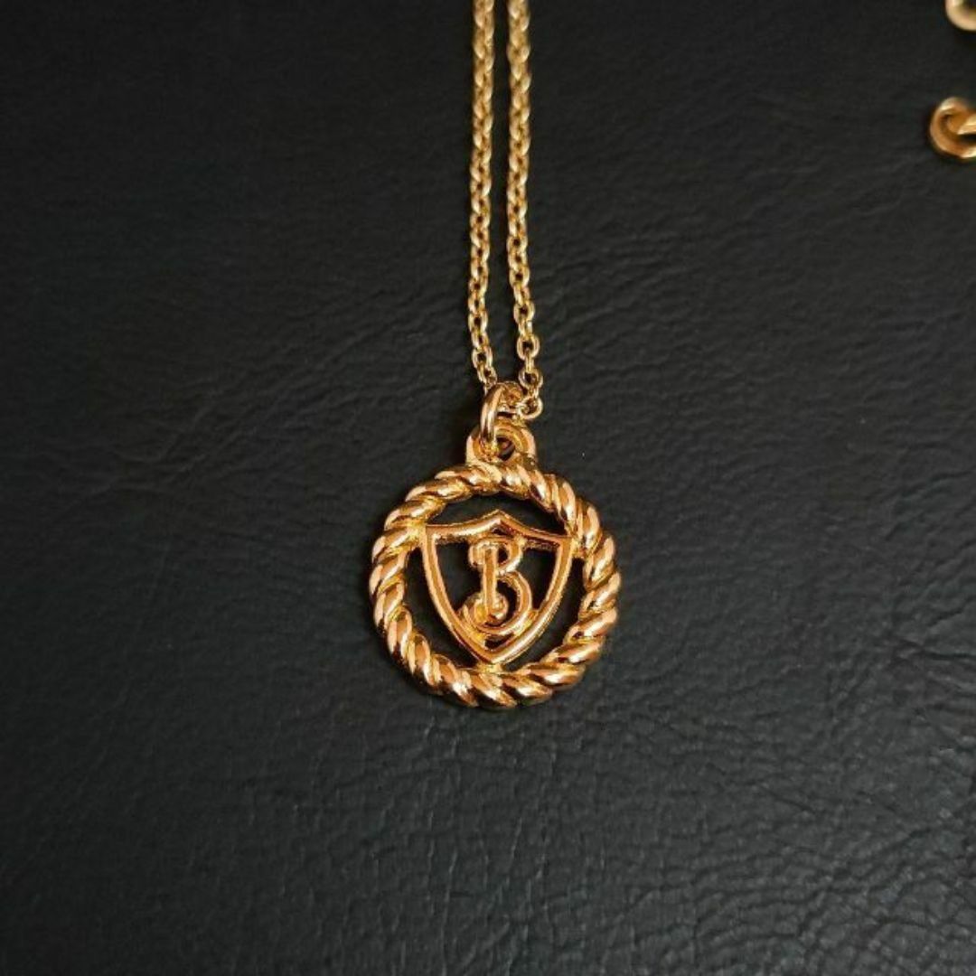 BURBERRY - 【極美品】Burberry バーバリー ネックレス ゴールド BURBERRY - 【極美品】Burberry バーバリー ネックレス ゴールド