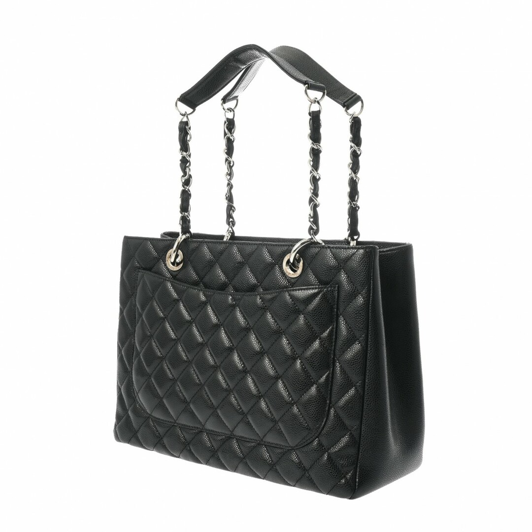 CHANEL(シャネル)の中古 シャネル CHANEL A50995 15番台 レディース トートバッグ マトラッセ ブラック /シルバー金具 キャビアスキン レディースのバッグ(トートバッグ)の商品写真