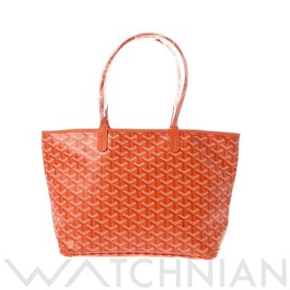 GOYARD - 未使用 ゴヤール GOYARD SIS120231 ユニセックス トートバッグ オレンジ /シルバー金具 PVC/カーフ