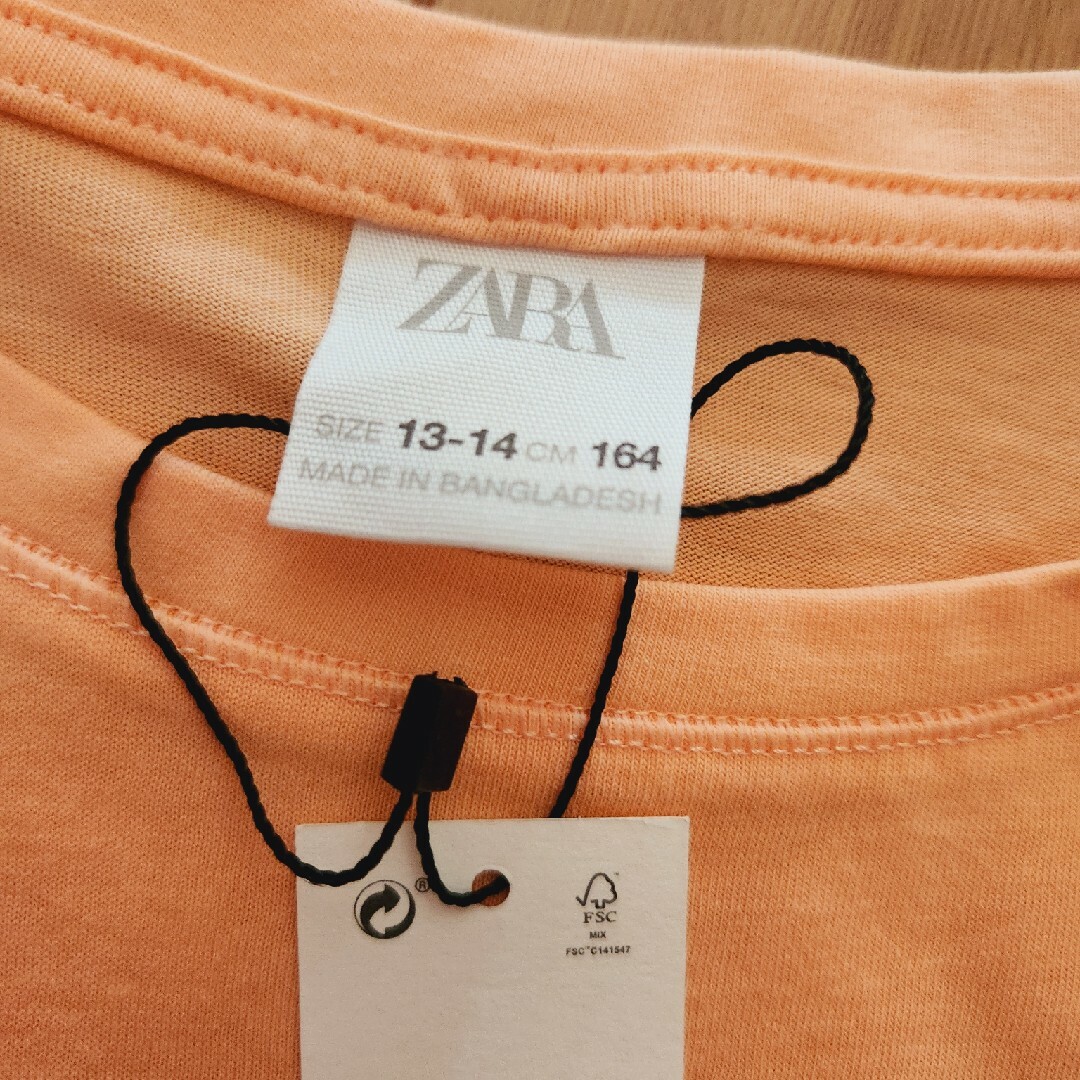 ZARA KIDS(ザラキッズ)のTシャツ キッズ/ベビー/マタニティのキッズ服女の子用(90cm~)(Tシャツ/カットソー)の商品写真