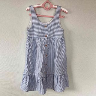 ザラキッズ(ZARA KIDS)のZARA ザラベイビー　ボーダーワンピース　104(ワンピース)