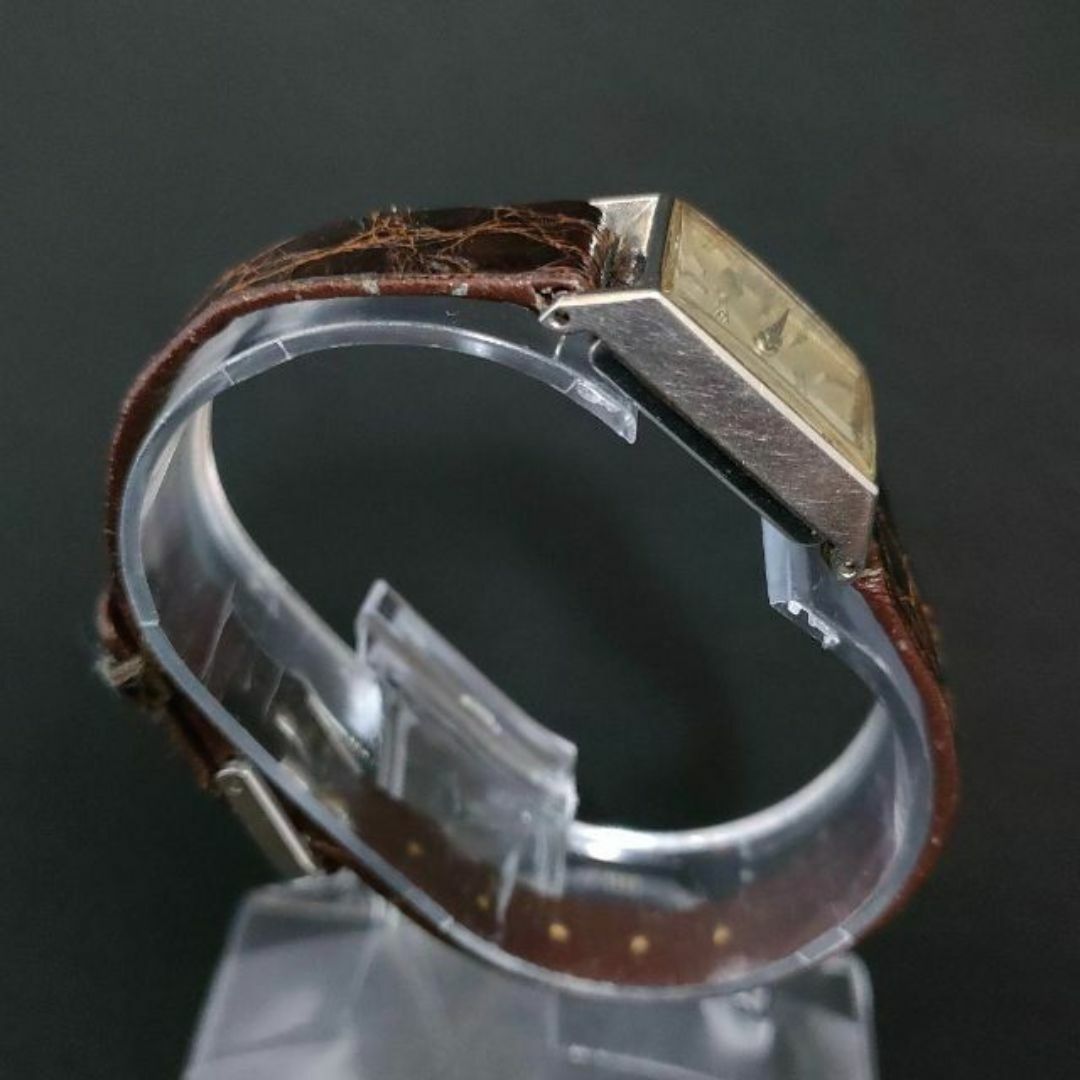 SEIKO(セイコー)の希少【稼働品】SEIKOセイコー　1020‐3000　スクエア　手巻き　シルバー レディースのファッション小物(腕時計)の商品写真