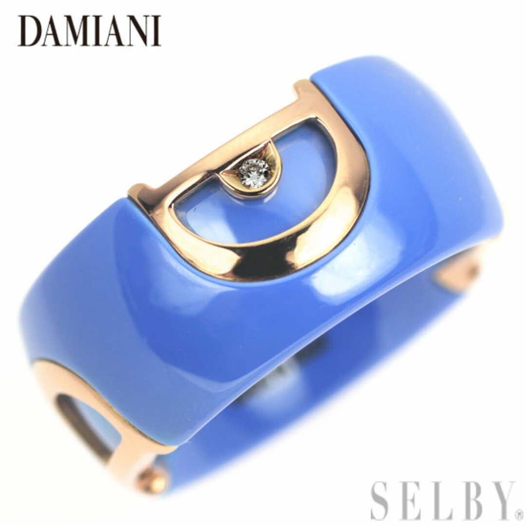 Damiani(ダミアーニ)のダミアーニ セラミック/ K18PG ダイヤモンド リング Dアイコン レディースのアクセサリー(リング(指輪))の商品写真