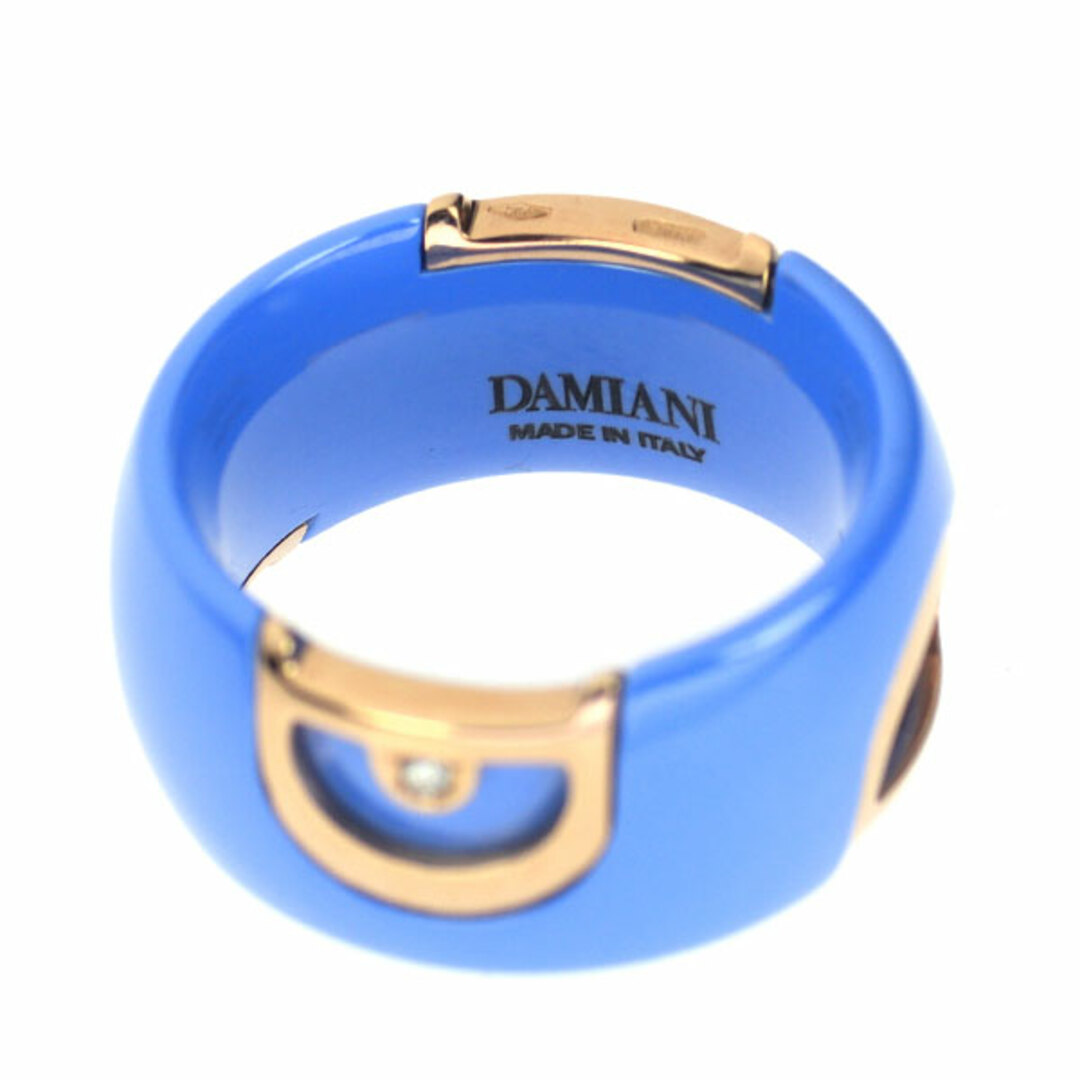 Damiani(ダミアーニ)のダミアーニ セラミック/ K18PG ダイヤモンド リング Dアイコン レディースのアクセサリー(リング(指輪))の商品写真