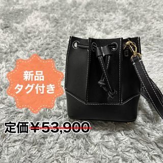 ELLEME エレメ ミニカヌレショルダーバッグ 革 ブラック 新品 レディース