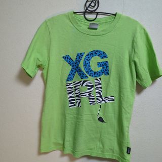 エックスガール(X-girl)のx-girl＊エックスガール＊ヒョウ柄ゼブラ柄ロゴ半袖Tシャツ＊S(Tシャツ(半袖/袖なし))