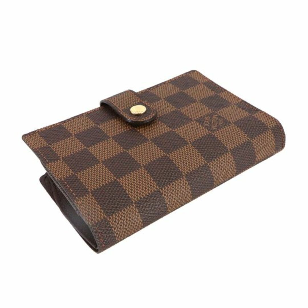 LOUIS VUITTON(ルイヴィトン)の新品同様 ルイ ヴィトン LOUIS VUITTON ダミエ ポルトフォイユ ヴィエノワ 二つ折り がま口 財布 エベヌ N61674 VLP 90229884 レディースのファッション小物(財布)の商品写真