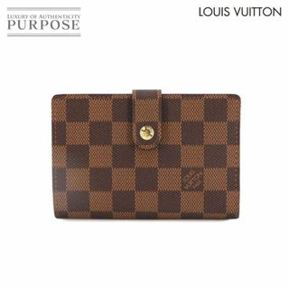 ルイヴィトン(LOUIS VUITTON)の新品同様 ルイ ヴィトン LOUIS VUITTON ダミエ ポルトフォイユ ヴィエノワ 二つ折り がま口 財布 エベヌ N61674 VLP 90229884(財布)