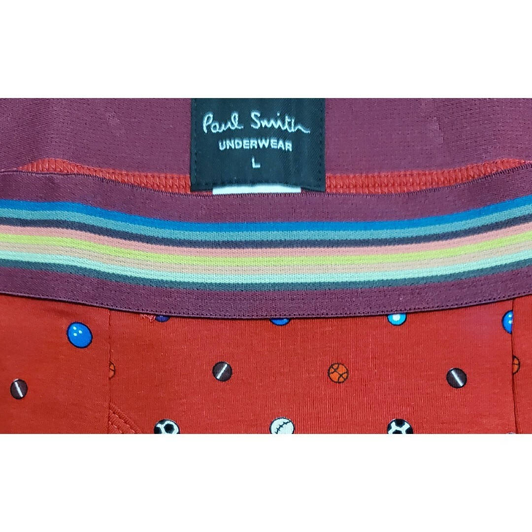 Paul Smith(ポールスミス)のポールスミス　新品　メンズ　ボクサーパンツ(ボール/レッドL) メンズのアンダーウェア(ボクサーパンツ)の商品写真