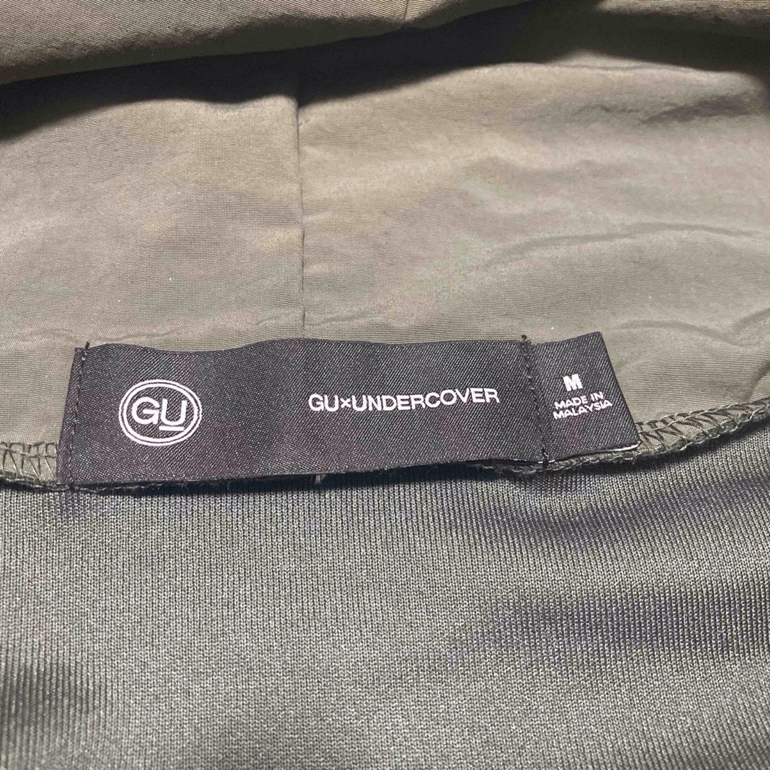 UNDERCOVER(アンダーカバー)のGU × UNDERCOVER ダブルフェイスパーカ(5分袖)M ダークグリーン メンズのトップス(パーカー)の商品写真