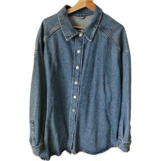 ZARA - デニム ジャケット カバーオール 襟付き 羽織M~L