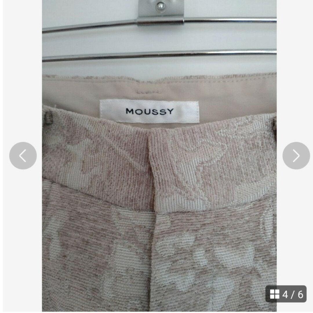 moussy(マウジー)のMOUSSY★JACQUARD SLIM FLARE パンツ レディースのパンツ(カジュアルパンツ)の商品写真