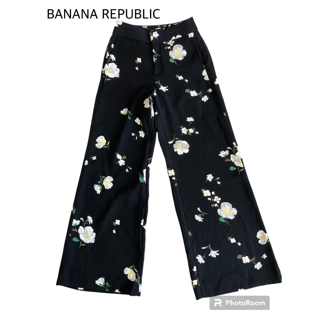 Banana Republic(バナナリパブリック)のBANANA REPUBLIC バナナリパブリック 花柄 ワイドパンツ S レディースのパンツ(その他)の商品写真