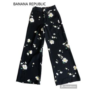 バナナリパブリック(Banana Republic)のBANANA REPUBLIC バナナリパブリック 花柄 ワイドパンツ S(その他)