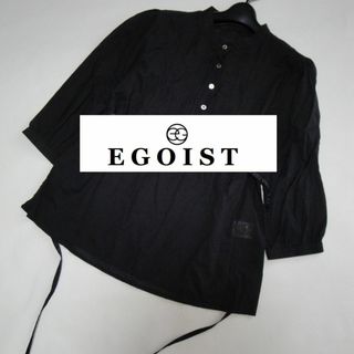 エゴイスト(EGOIST)の【送料込】◆GRAN EGOIST◆ ブラック コットン 5丈袖 ブラウス(シャツ/ブラウス(長袖/七分))