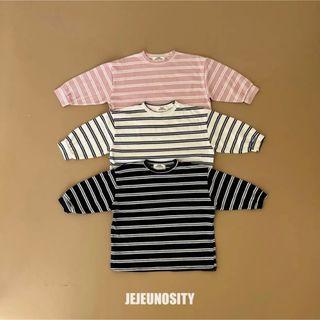 jejeunosity maestro tee  長袖 ボーダートップス(シャツ/カットソー)