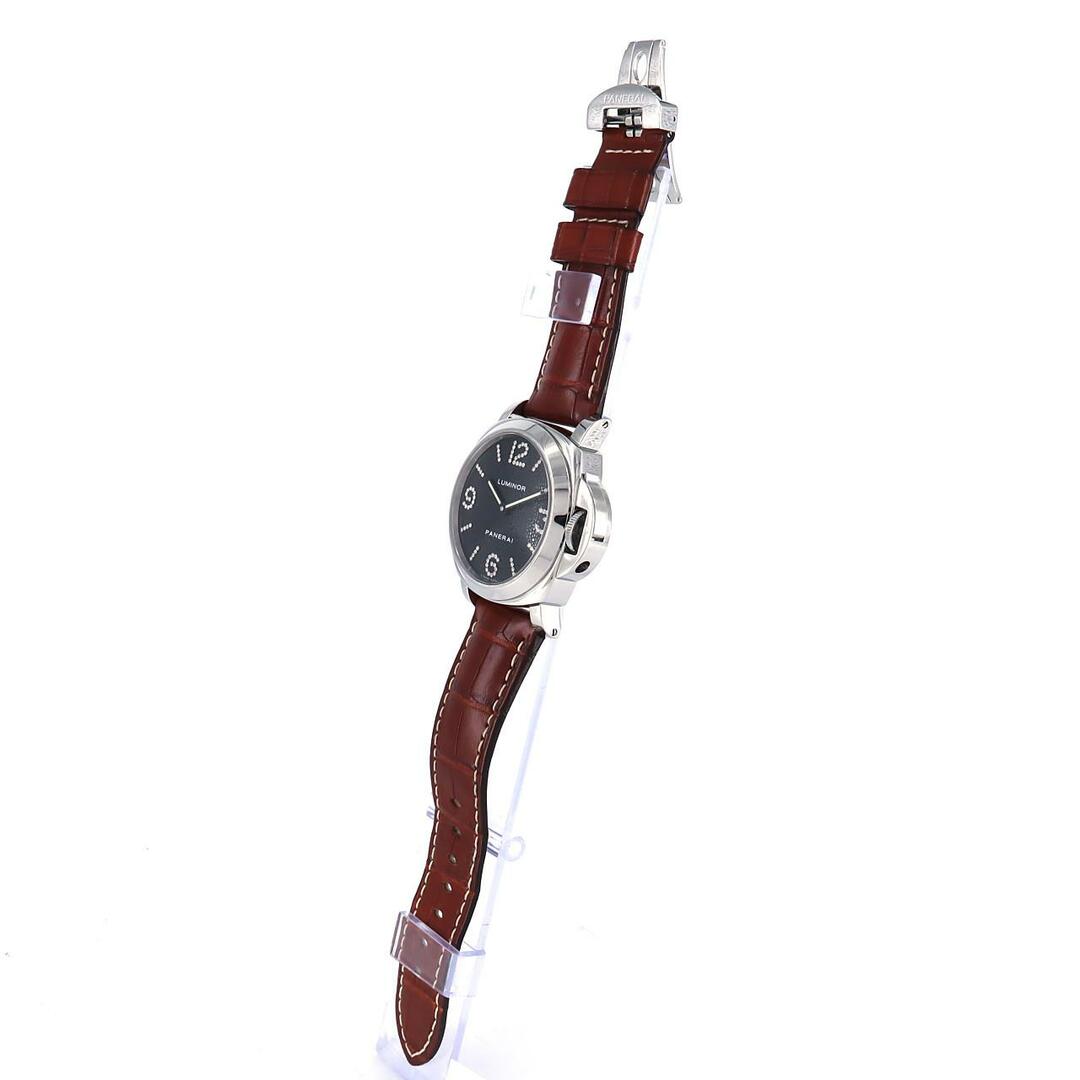 PANERAI(パネライ)のパネライ ルミノールベース･インデックスD PAM00130 SS 手巻 メンズの時計(腕時計(アナログ))の商品写真