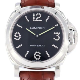 パネライ(PANERAI)のパネライ ルミノールベース･インデックスD PAM00130 SS 手巻(腕時計(アナログ))