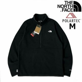 ザノースフェイス(THE NORTH FACE)のノースフェイス フリース ハーフジップ US限定 軽量(M)黒 181024(その他)