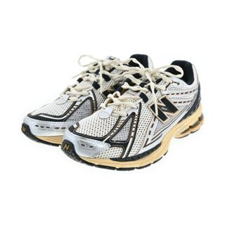 ニューバランス(New Balance)のNew Balance ニューバランス スニーカー 28cm 白x黒xベージュ 【古着】【中古】(スニーカー)