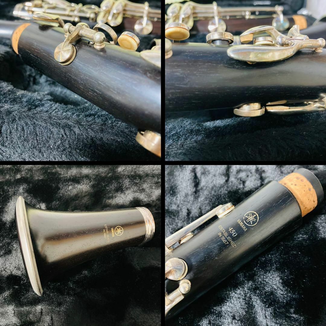 美品 YAMAHA クラリネット YCL-450 グラナディラ カバン付き 楽器の管楽器(クラリネット)の商品写真