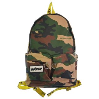 OFF-WHITE - OFF-WHITE バックパック・リュック - 緑xベージュx茶等(迷彩) 【古着】【中古】