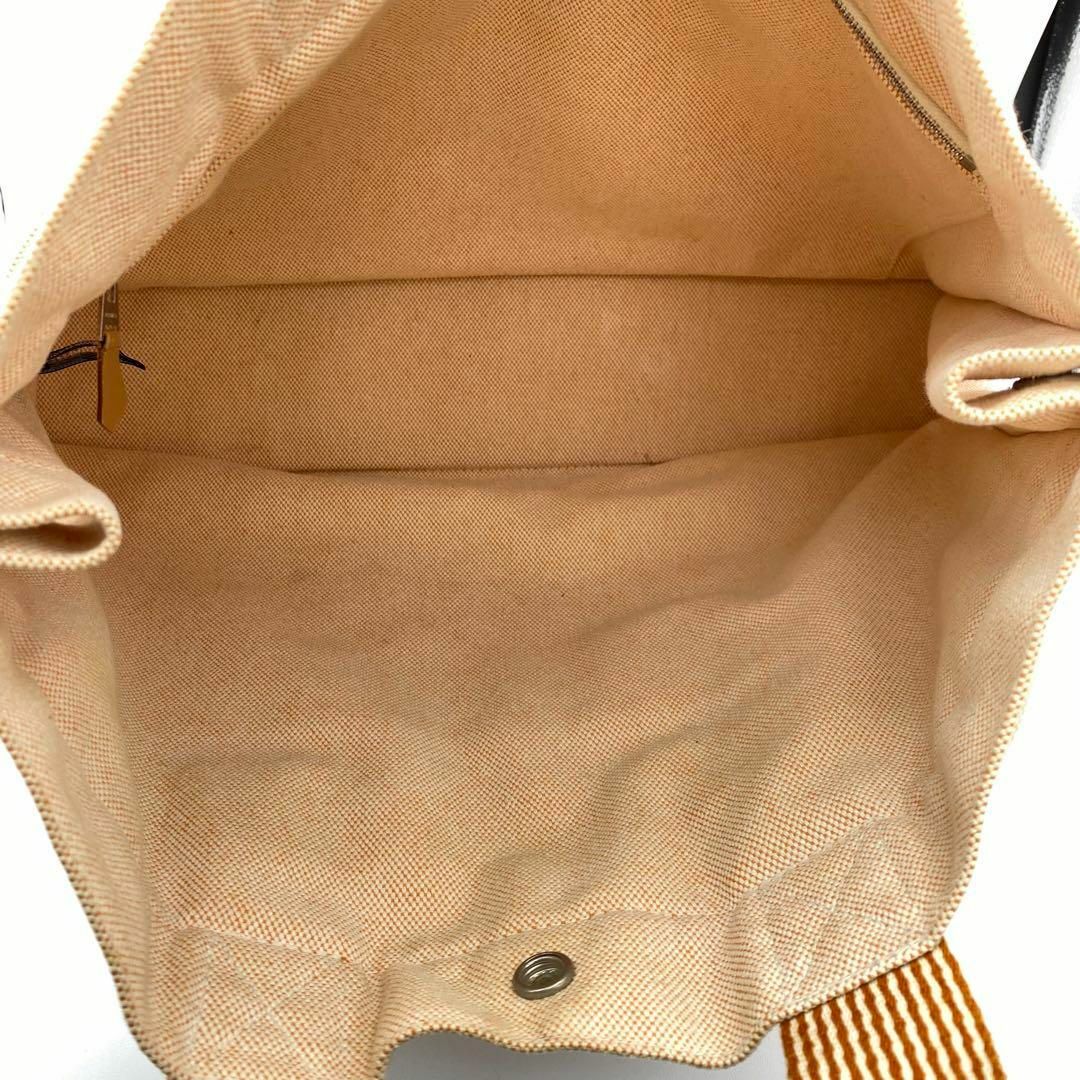 Hermes(エルメス)の《美品》　エルメス　ニューフールトゥ MM  トートバッグ　オレンジ系 レディースのバッグ(トートバッグ)の商品写真